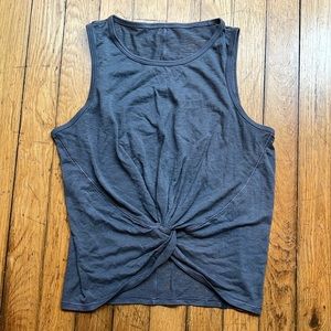 Lululemon twist front high neck cropped tank